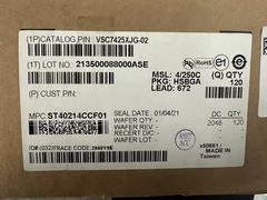 Διασύνδεση Ethernet IC VSC7552-V/5CC Τηλεπικοινωνίες 25G Διασύνδεση Ethernet IC 888-BGA