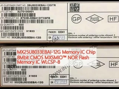 MX25U8033EBAI-12G Chip IC μνήμης 8Mbit CMOS MXSMIOTM NOR IC μνήμης flash WLCSP-8