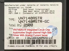 VN7140ASTR Αυτοκινητοβιομηχανικός μονοκάναλος υψηλής πλευράς οδηγός με αναλογική αισθητήρα ρεύματος