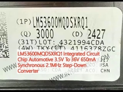 LM53600MQDSXRQ1 Αυτοκινητοβιομηχανικός 3.5V έως 36V 650mA Συγχρονικός μετατροπέας 2.1MHz