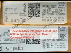 TPS62260DRVR Integrated Circuit Chip 600mA Σύγχρονος μετατροπέας WSON-6
