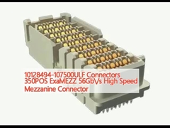10128494-107500ULF Συνδέτες 350POS ExaMEZZ 56Gb/s Μεζανικός συνδετήρας υψηλής ταχύτητας