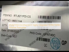 RTL8211FDI-CG Ethernet IC Υψηλής ολοκλήρωσης δέκτη 10/100/1000M Ethernet