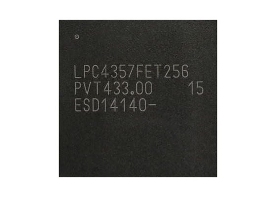 204MHz LPC4357FET256 διπλό ολοκληρωμένο κύκλωμα LBGA256 μικροελεγκτών πυρήνων τριανταδυάμπιτο μέχρι τη λάμψη 1 ΜΒ