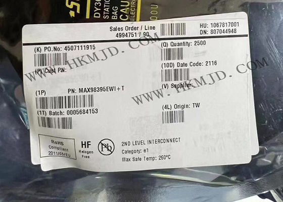 Συμπληρωματικό κύκλωμα MAX98395EWI 1 κανάλι ψηφιακή είσοδος DG Amplifier XFBGA28