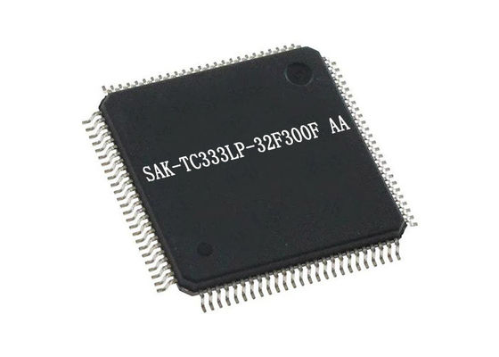 SAK-TC333LP-32F300F AA Μικροελεγκτής MCU με 248 KBytes ενσωματωμένη RAM, πυρήνα 200 MHz και κατανάλωση 1 W σε πακέτο TQFP-100