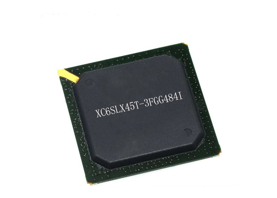 ICs Chip XC6SLX45T-3FGG484I 1080 MHz Πεδίο Προγραμματιστέας Πύλης 484BBGA