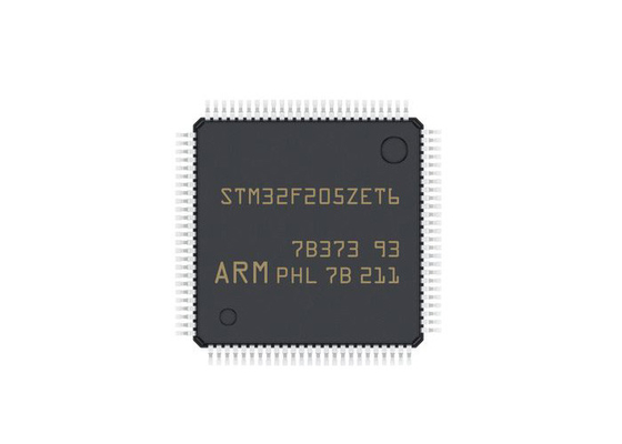 Η επιφάνεια μικροελεγκτών MCU STM32F205ZET6 τοποθετεί τους μικροελεγκτές ενιαίος-πυρήνων