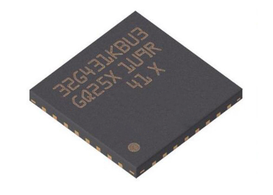 170MHz ενιαίος πυρήνας ΒΡΑΧΙΌΝΩΝ φλοιός-M4F 32UFQFN μικροελεγκτών MCU STM32G431KBU3