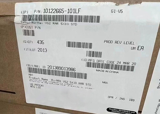 Υποδοχή 150 Connector 10122665-101LF Backplane Connector System 50VAC High Speed