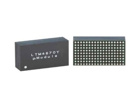 Ρυθμιστής τετραγώνων τσιπ LTM4670EY ολοκληρωμένων κυκλωμάτων µModule με τη διαμορφώσιμη σειρά παραγωγής 10A