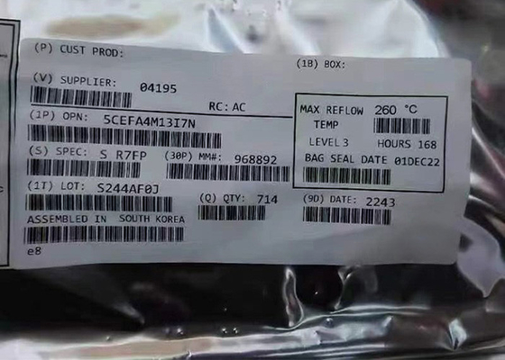 Πλαίσιο Προγραμματισμού Πύλης 5CEFA4M13I7N 383-TFBGA Integrated Circuit Chip