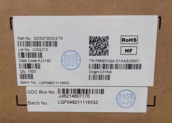 GD32F303CET6 IC MCU ARM Cortex-M4 32-bit LQFP48 Πακέτο
