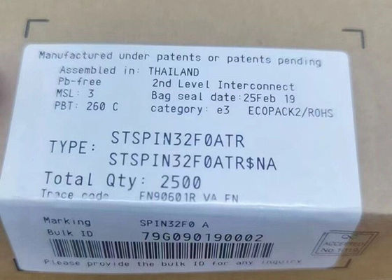 STSPIN32F0ATR Προηγμένος ελεγκτής BLDC με ενσωματωμένους μικροελεγκτές MCU