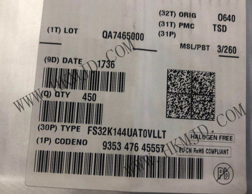 Μικροελεγκτής MCU FS32K144UAT0VLLT S32K Μικροελεγκτές για την αυτοκινητοβιομηχανία γενικού σκοπού 100-LQFP