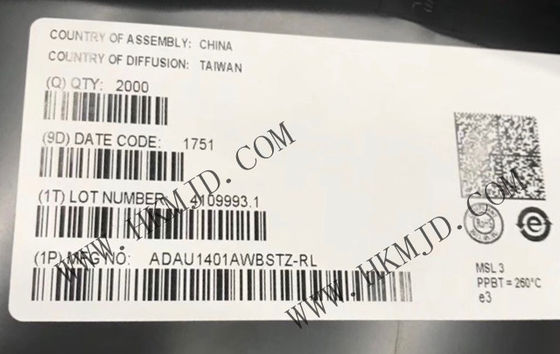 Μικροελεγκτής MCU ADAU1401AWBSTZ Πλήρης λειτουργία SigmaDSP Audio Processor 48-LQFP