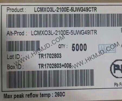 Πλαίσιο Προγραμματισμού Πύλης LCMXO3L-2100E-5UWG49CTR IC FPGA 49-UFBGA MachXO3 FPGA ολοκληρωμένα κυκλώματα