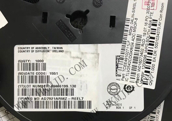 Τσιπ ολοκληρωμένου κυκλώματος AD7921ARMZ 72,5 dB Αναλογικός σε ψηφιακός μετατροπέας