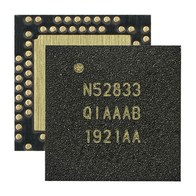 Μοντέλο ασύρματης επικοινωνίας NRF52833-QDAA-R 2.4GHz BT v5.3 RF Transceiver IC