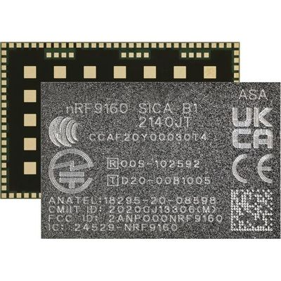 Μονούλη ασύρματης επικοινωνίας NRF9160-SICA-B1A-R Μικτής ισχύος 365mA 23dBm Μονούλες κυττάρων