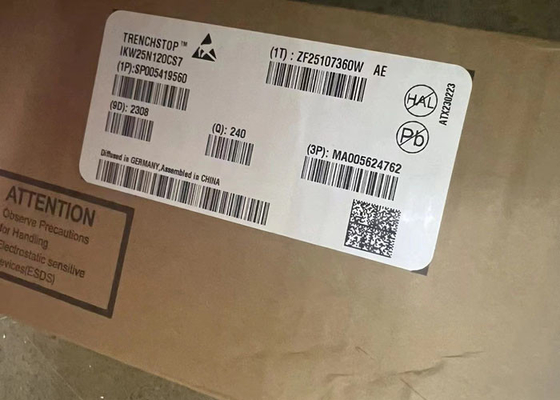 Τσιπ ολοκληρωμένου κυκλώματος IKW25N120CS7 1200V 55A Μονό IGBT τρανζίστορες TO-247-3