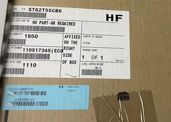 Μικροελεγκτής MCU ST62T55CB6 8MHz 8-bit ενσωματωμένος μικροελεγκτής IC DIP-28