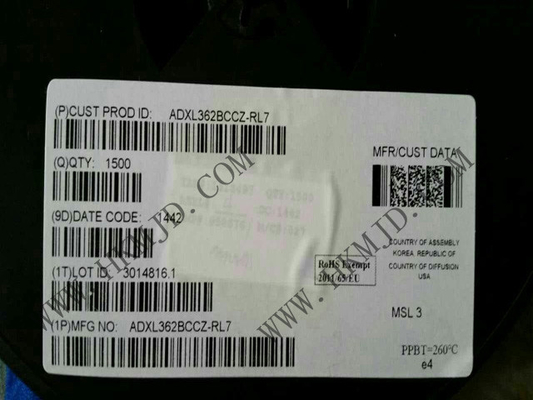 Αισθητήρας IC ADXL362BCCZ Ψηφιακή έξοδος MEMS επιταχυνόμετρος LGA16 Αισθητήρας κίνησης