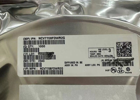 Συμπληρωματικό κύκλωμα NCV7708FDWR2G 500mA Διπλός οξυδρόμετρος οδηγοί 28-SOIC