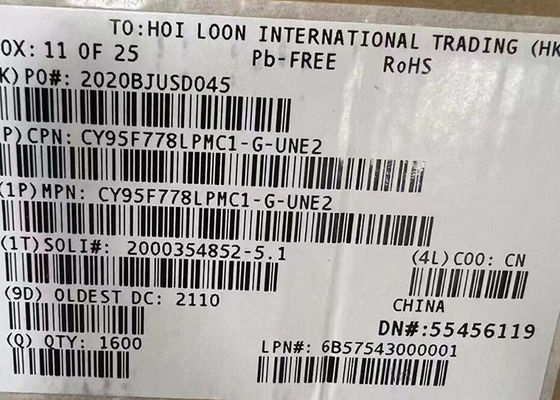 Μικροελεγκτής MCU CY95F778LPMC1-G-UNE2 8FX 8bit Μικροελεγκτές με ένα μόνο τσιπ LQFP-64