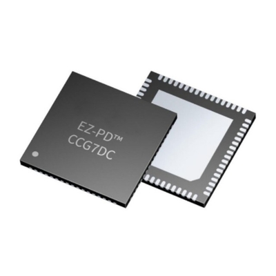 Συμπληρωμένο κύκλωμα Τσιπ CYPD727268LQXQT Δύο θύρες USB-C Διανομή ισχύος και DC-DC ελεγκτής