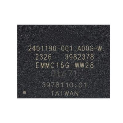 Η μνήμη IC Chip EMMC08G-MV28-01J10 2.7V έως 3.6V 64Gbit NAND Flash Memory FBGA-153