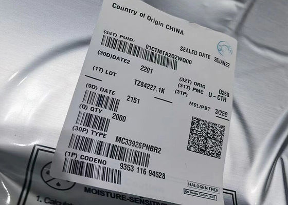 Συμπληρωματικό κύκλωμα MC33926PNBR2 5A H-Bridge Brushed DC Motor Driver 32-PQFN