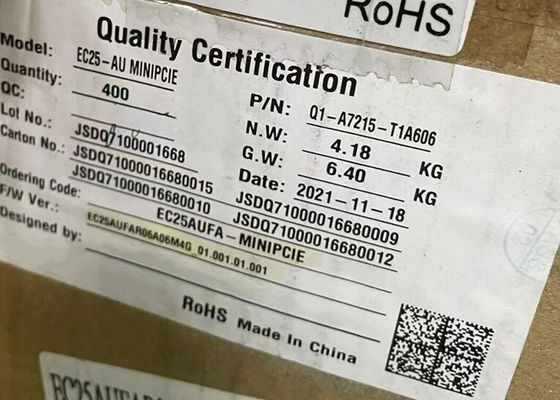 Μονάδα ασύρματης επικοινωνίας EC25AUFA-MINIPCIE Μίνι PCIe LTE Cat 4 Μονάδα χαμηλής ισχύος 50Mbps