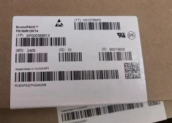 Αεροπορικές μονάδες IGBT FS150R12KT4 1.2kV 150A 6-Pack IGBT μονάδες πυριτίου