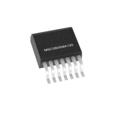 Συμπληρωμένο κύκλωμα Τσιπ MSC360SMA120SDT 12A Silicon Carbide MOSFET Τρανζίστορα TO-263-7