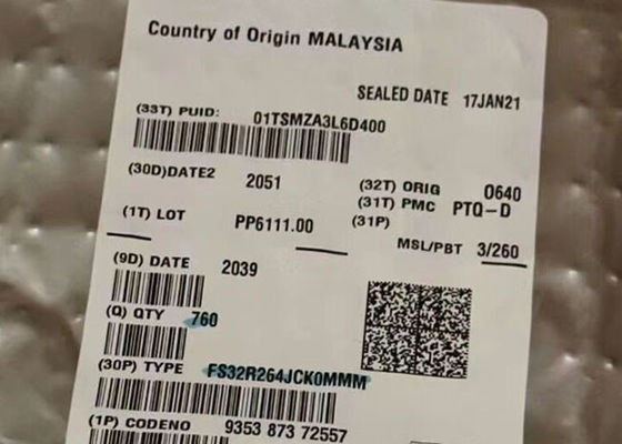 Μικροελεγκτής MCU FS32R264JCK0MMM Μικροελεγκτής 32-bit για ραντάρ υψηλών επιδόσεων