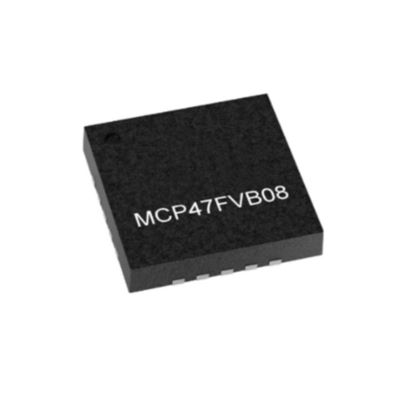 Συμπληρωμένο κύκλωμα chip MCP47FVB08-E/MQ 8-Bit Octal Output DAC με διεπαφή I2C