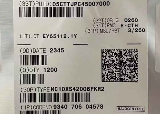 Τσιπ ολοκληρωμένου κυκλώματος MC10XS4200BFKR2 24V 10mOhm Διπλός διακόπτης υψηλής πλευράς HQFN-23