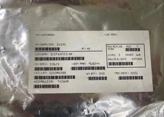 Πεδίο Προγραμματισμένη Πύλη 5CEFA4F23C8N 224 I/O FPGA Προγραμματισμένη Λογική IC FBGA-484