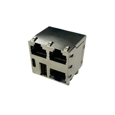 Σύνδεσμοι RJE7G588140112 Modular Jack 8POS RJE7G Series Combo-Stacked Connectors