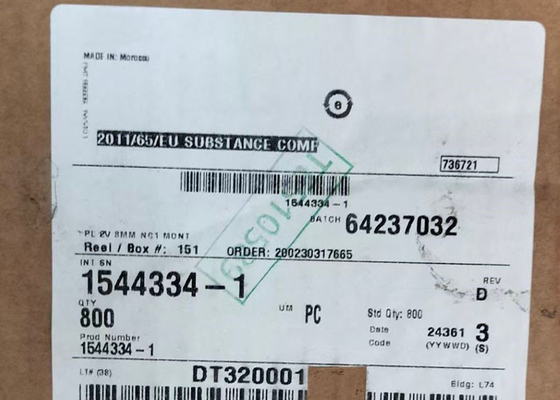 1544334-1 Σύνδεσμοι 2POS AMP Συσκευές αυτοκινήτων Συσκευές αυτοκινήτων 12 mm