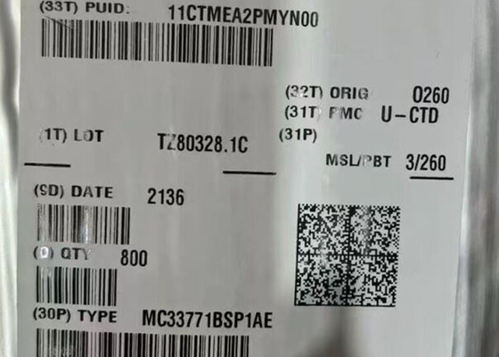 MC33771BSP1AE Τσιπ ολοκληρωμένου κυκλώματος LQFP-64 Lithium Ion Battery Cell Controller IC