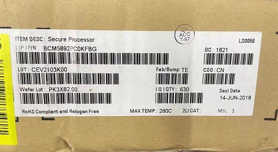 BCM5892PC0KFBG Μικροελεγκτής MCU Υψηλά ολοκληρωμένοι μικροεπεξεργαστές δικτύου