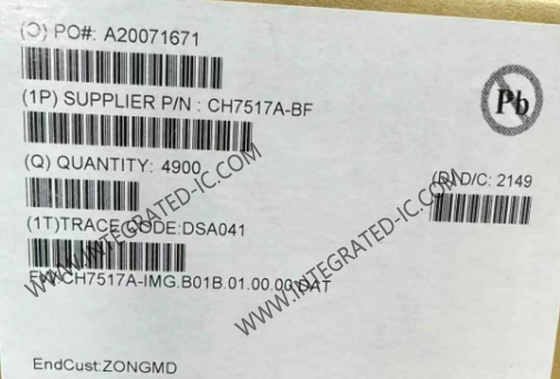 CH7517A Τσιπ ολοκληρωμένου κυκλώματος χαμηλής ισχύος ΔείκτηςΠόρτα σε μετατροπέα VGA QFN-40