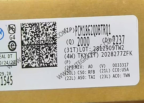 PCM1862QDBTRQ1 Integrated Circuit Chip Αυτοκινητοβιομηχανικά 2 κανάλια 192-kHz Audio ADCs