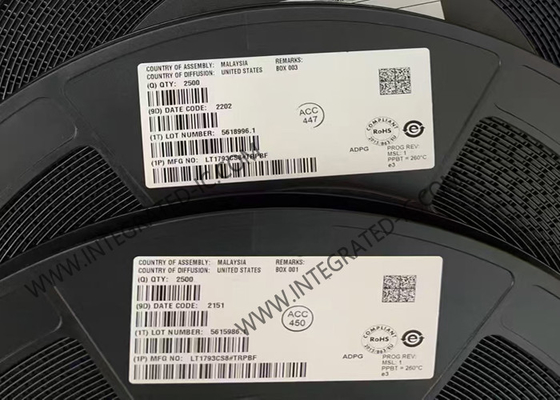 LT1793CS8 Integrated Circuit Chip Low Noise Picoampere Bias Current JFET Εισερχόμενοι λειτουργικοί ενισχυτές