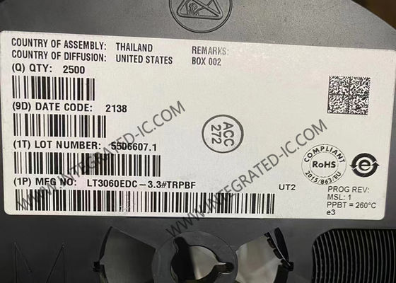 LT3060EDC-3.3 Συμπληρωματικό κύκλωμα Chip LDO Γραμμικοί ρυθμιστές 45V Θετικοί γραμμικοί ρυθμιστές