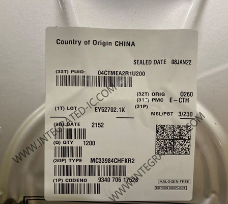 MC33984CHFKR2 Συμπλέκτες ολοκληρωμένου κυκλώματος