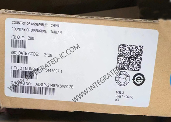 ADSP-21487KSWZ-2B Μικροελεγκτής MCU SHARC Ακουστικοί επεξεργαστές 300MHz Υψηλής απόδοσης DSP