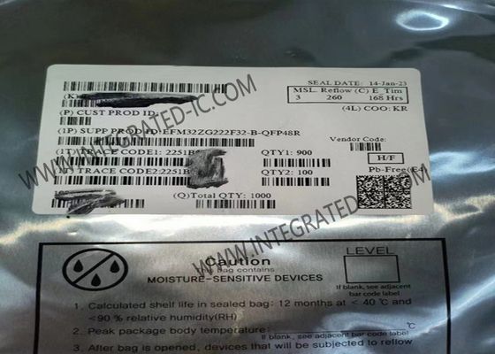 Μικροελεγκτής EFM32ZG222F32-B-QFP48R MCU